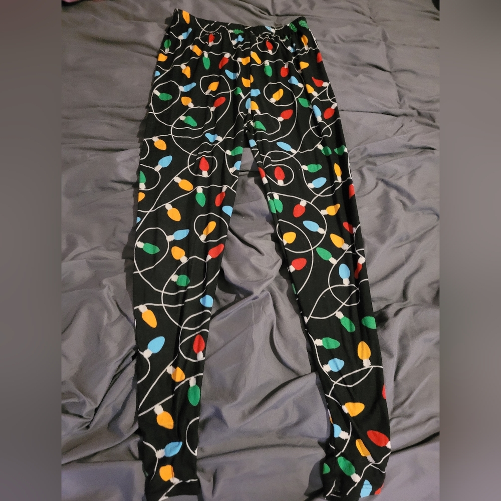 Christmas Light soft leggings, size s/m